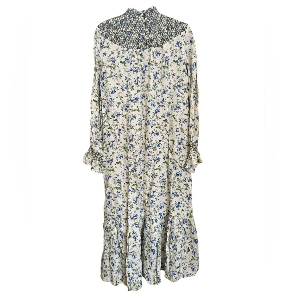 Zara Rustic Floral Print Midi Dress, size small - Picture 3 of 7